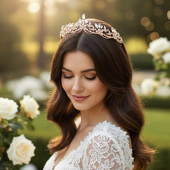 ATHENA COLLECTION - ETERNAL LUXE TIARA - AHB66 GOLD