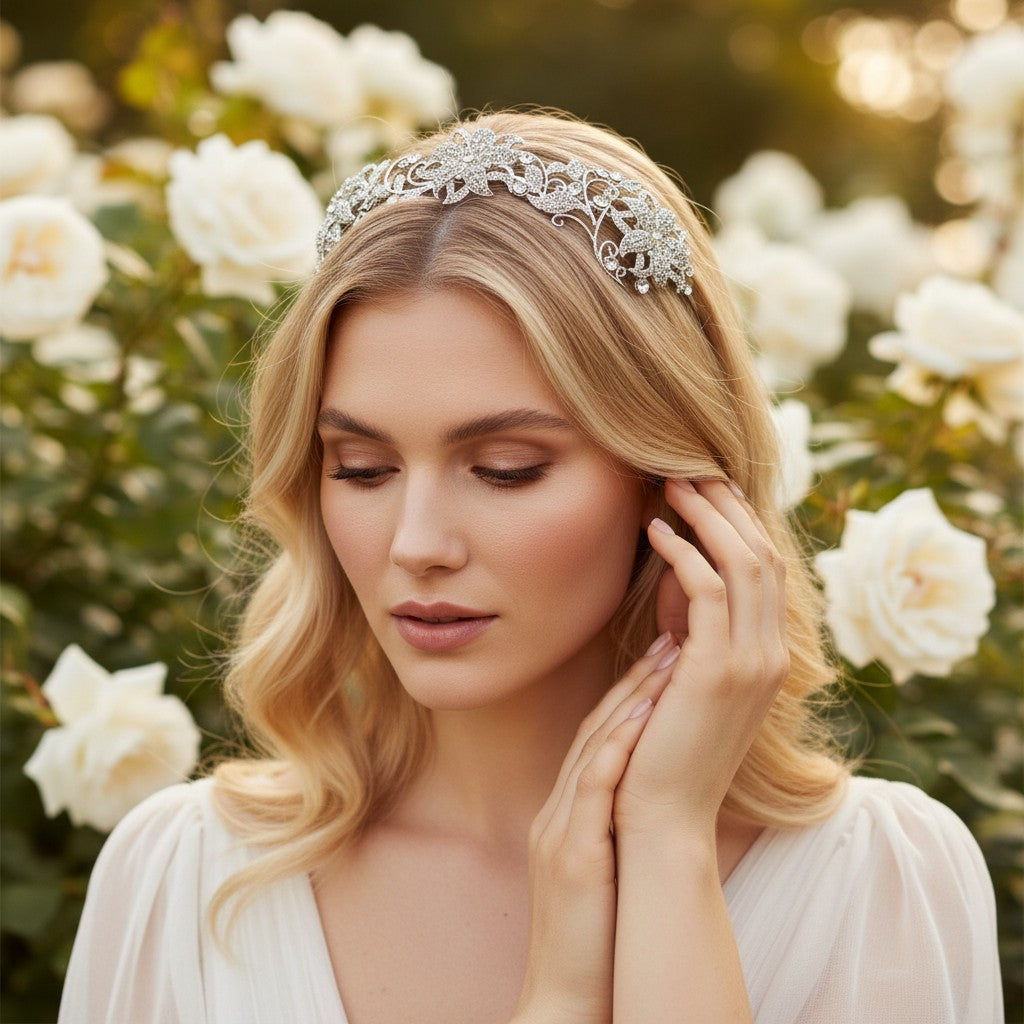 ATHENA COLLECTION - VINTAGE LUXE HEADBAND - AHB102 ANTIQUE GOLD