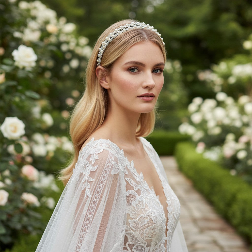 ATHENA COLLECTION - DAINTY DIVA HEADBAND - AHB91 SILVER