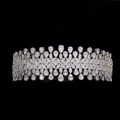 CUBIC ZIRCONIA COLLECTION - BEDAZZLE STARLET HEADPIECE - AHB88
