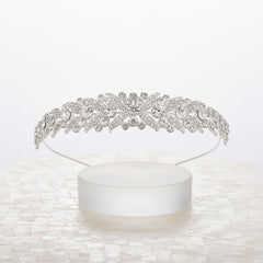 ATHENA COLLECTION - CRYSTAL SPARKLE HEADBAND - AHB100 SILVER