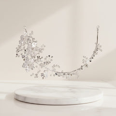 ATHENA COLLECTION - FLORAL ENCHANTMENT VINE - HP195 SILVER