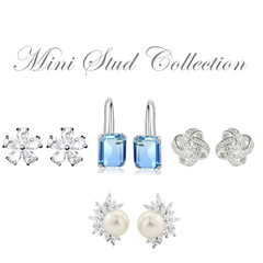 CUBIC ZIRCONIA COLLECTION - MINI STUD COLLECTION
