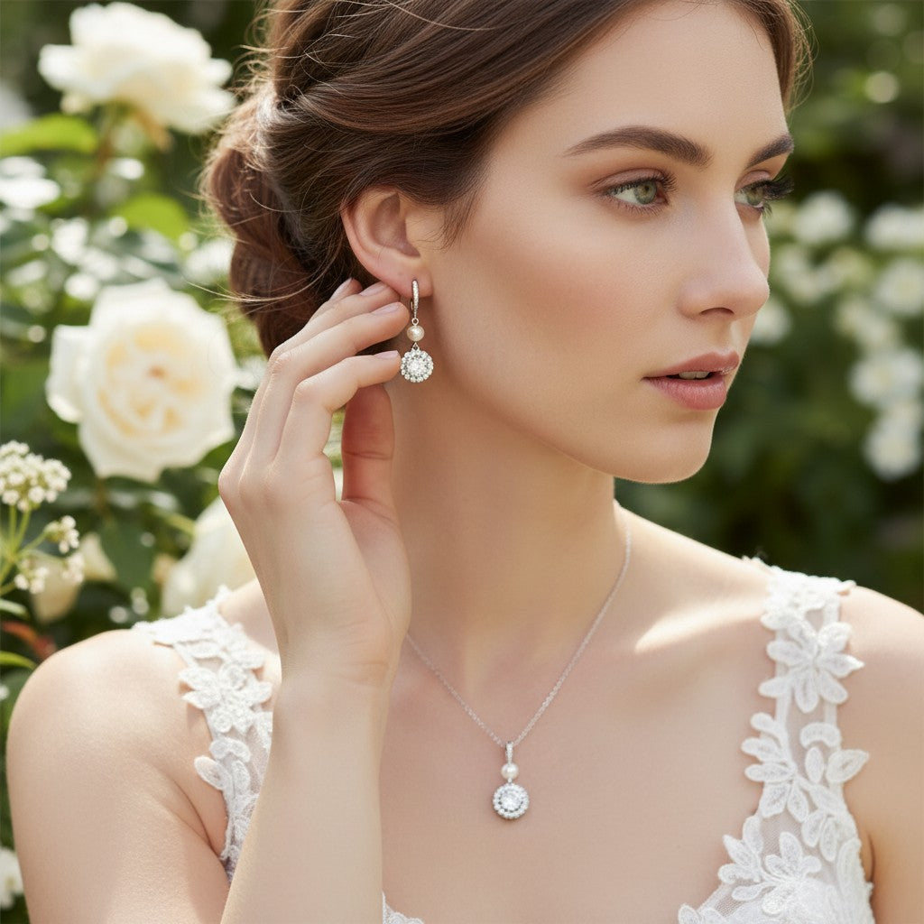 CUBIC ZIRCONIA COLLECTION - DAINTY STARLET NECKLACE - NK133