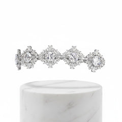 CUBIC ZIRCONIA COLLECTION - LUXE OPULENCE HAIR CLIP - CLIP761