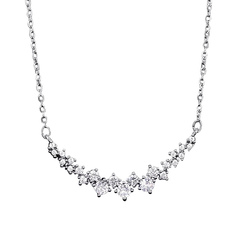 CUBIC ZIRCONIA COLLECTION - CRYSTAL ELEGANCE NECKLACE - CZNK148