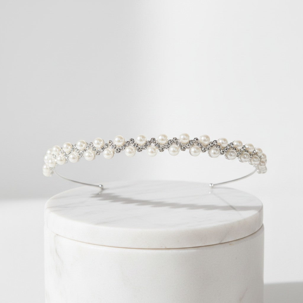 ATHENA COLLECTION - CHIC PEARL HEADBAND - AHB-99