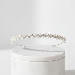 ATHENA COLLECTION - CHIC PEARL HEADBAND - AHB-99