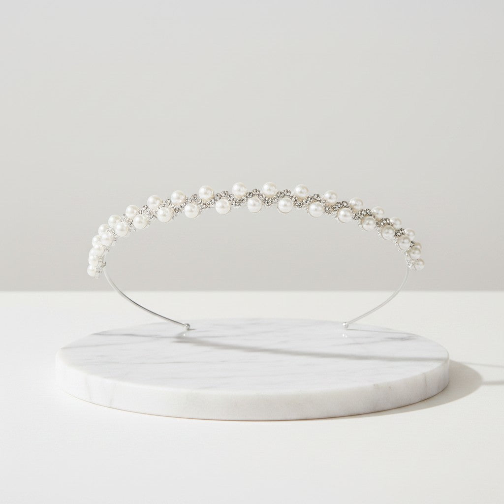 ATHENA COLLECTION - CHIC PEARL HEADBAND - AHB-99