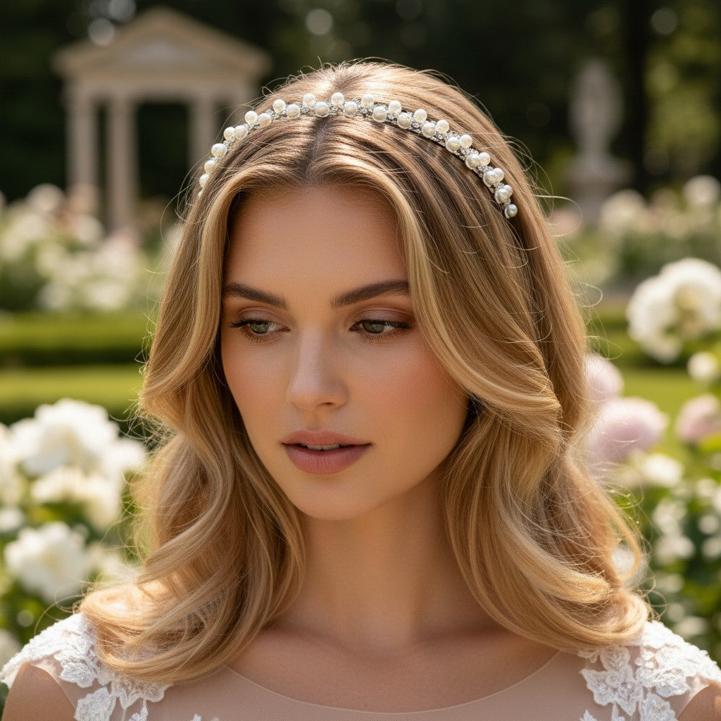 ATHENA COLLECTION - CHIC PEARL HEADBAND - AHB-99