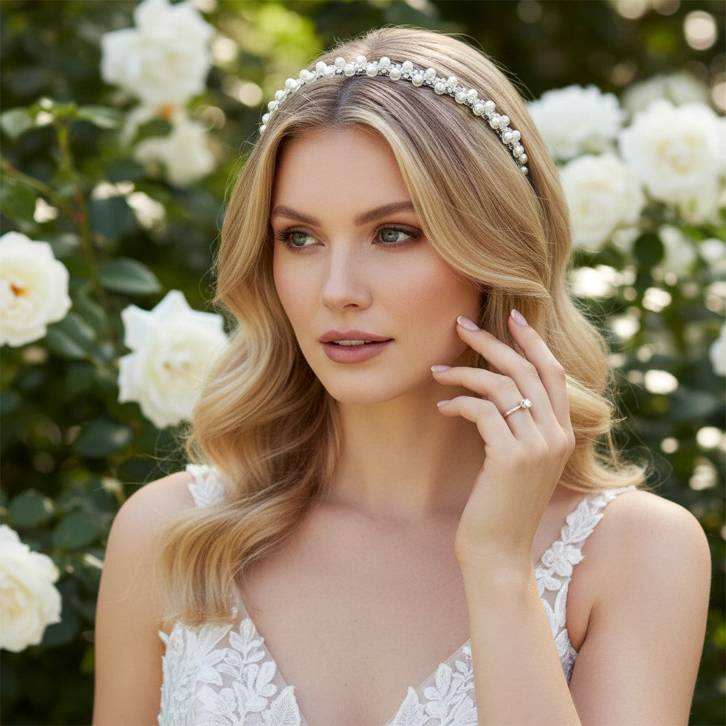ATHENA COLLECTION - CHIC PEARL HEADBAND - AHB-99