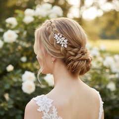 ATHENA COLLECTION - PRETTY PETITE HAIR COMB - HC224 ROSE GOLD