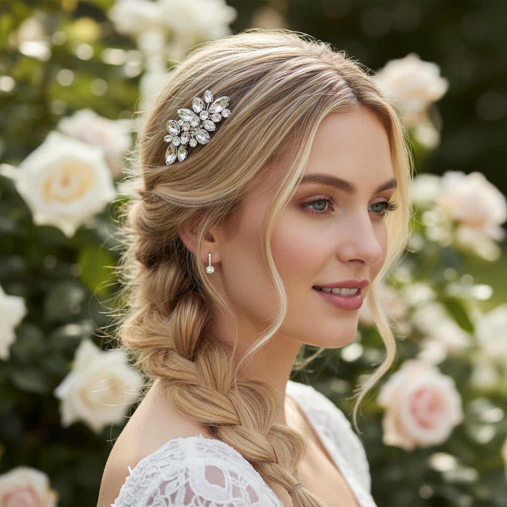 ATHENA COLLECTION - PRETTY PETITE HAIR COMB - HC224 ROSE GOLD