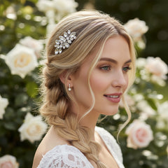 ATHENA COLLECTION - PRETTY PETITE HAIR COMB - HC224 ROSE GOLD
