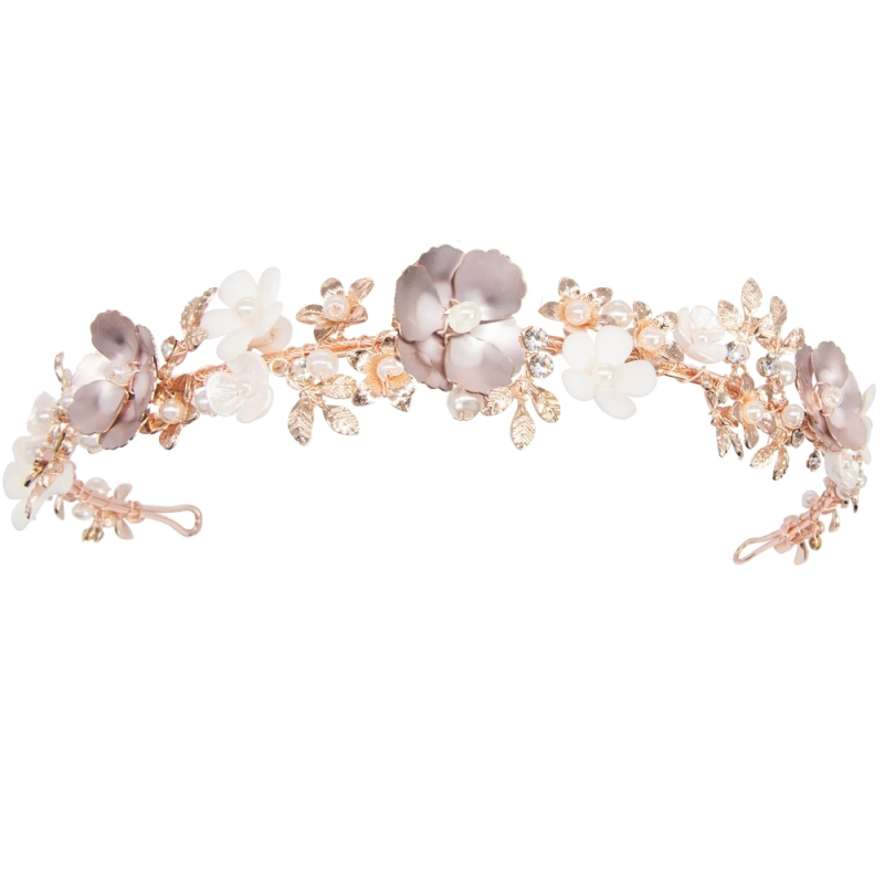 ATHENA COLLECTION - LUXE HEADBAND - AHB96 PINK BLUSH