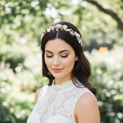 ATHENA COLLECTION - LUXE HEADBAND - AHB96 PINK BLUSH