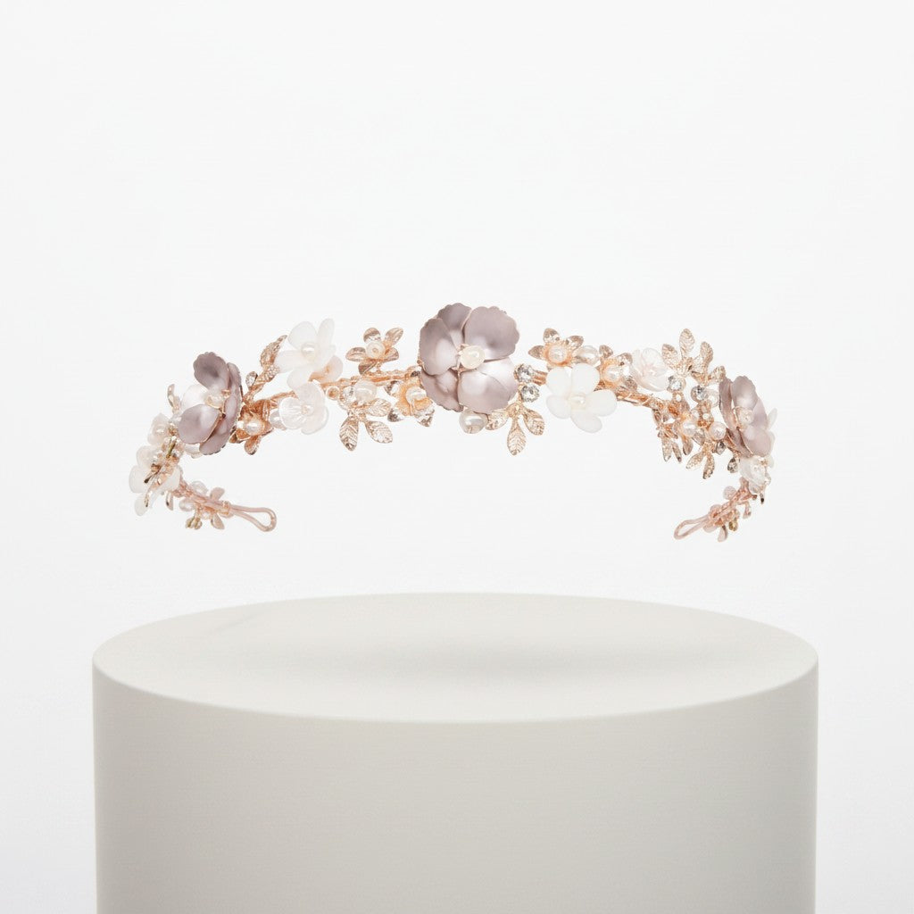 ATHENA COLLECTION - LUXE HEADBAND - AHB96 PINK BLUSH
