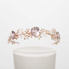 ATHENA COLLECTION - LUXE HEADBAND - AHB96 PINK BLUSH