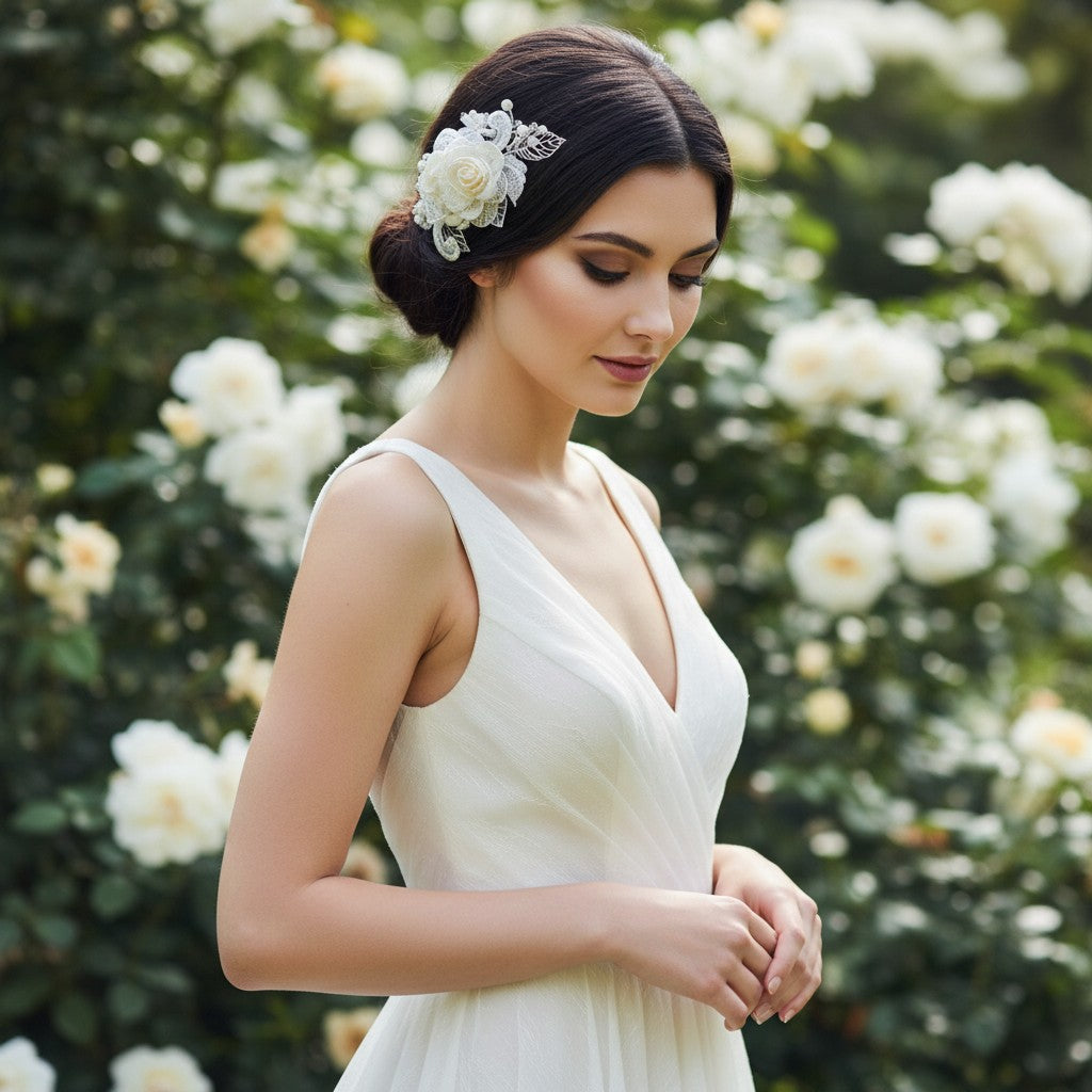 ATHENA COLLECTION - EXQUISITE VINTAGE ROMANCE HEADPIECE - HC225