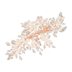 ATHENA COLLECTION - PEARLS OF EXTRAVAGANCE HEADPIECE - HC227 ROSE GOLD