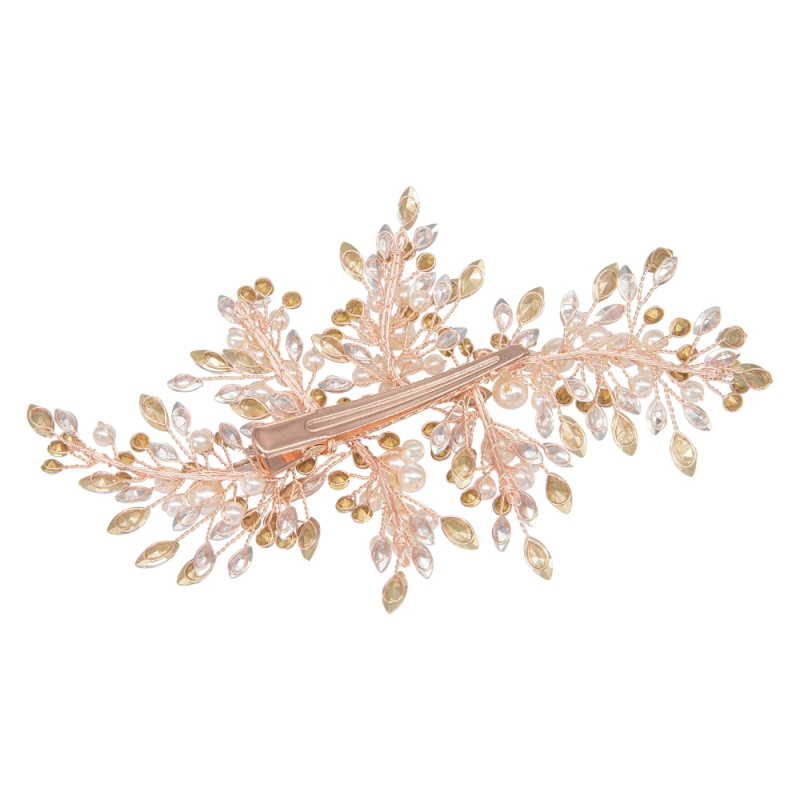 ATHENA COLLECTION - PEARLS OF EXTRAVAGANCE HEADPIECE - HC227 ROSE GOLD