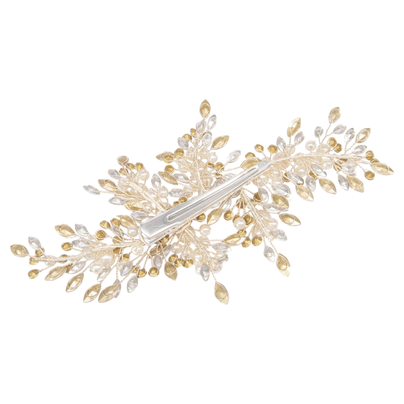 ATHENA COLLECTION - PEARLS OF EXTRAVAGANCE HEADPIECE - HC227 SILVER