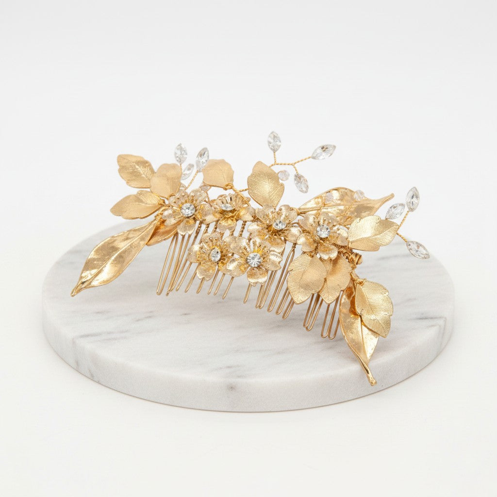 ATHENA COLLECTION - VINTAGE STARLET GOLD COMB - HC230