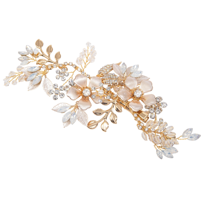 ATHENA COLLECTION - EXQUISITE PINK BLUSH HEADPIECE - HC232