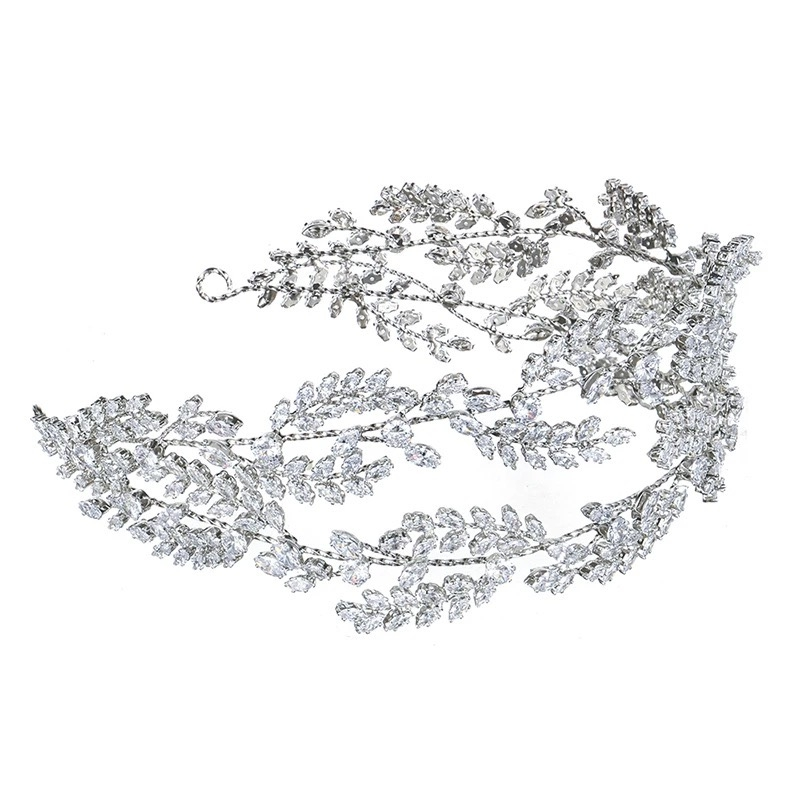 CUBIC ZIRCONIA COLLECTION - ENCHANTING CRYSTAL HEADPIECE - AHB114