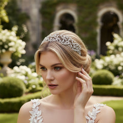 CUBIC ZIRCONIA COLLECTION - ENCHANTING CRYSTAL HEADPIECE - AHB114