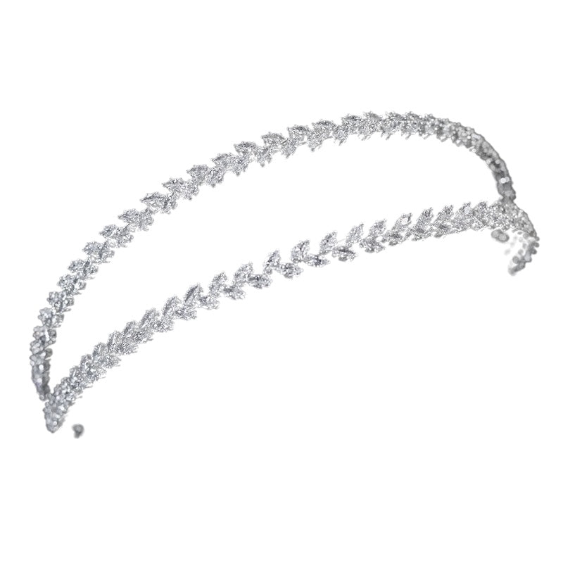 CUBIC ZIRCONIA COLLECTION - DAZZLING CRYSTAL HEADBAND - AHB118