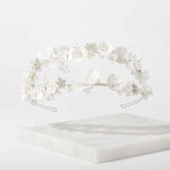 ATHENA COLLECTION - GLAMOROUS HEADPIECE - AHB92 SILVER