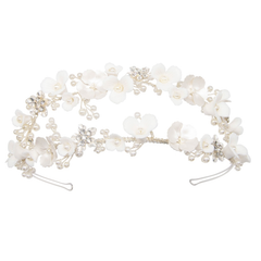 ATHENA COLLECTION - GLAMOROUS HEADPIECE - AHB92 SILVER