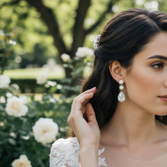 CUBIC ZIRCONIA COLLECTION - EXQUISITE STARLET EARRINGS - CZER616