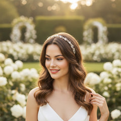 ATHENA COLLECTION - CRYSTAL CHIC HEADBAND - AHB-52 (ROSE GOLD)