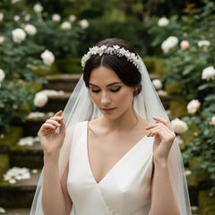 ATHENA COLLECTION - DAZZLING HEADBAND - AHB120 SILVER
