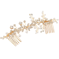 ATHENA COLLECTION - ETERNALLY CRYSTAL COMB - HC219 GOLD