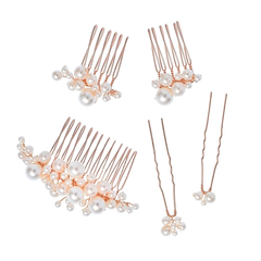 ATHENA COLLECTION - CHIC HAIR PIN SET -  PIN 41 ROSE GOLD
