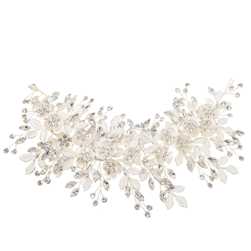 ATHENA COLLECTION - LUSH ENCHANTMENT HAIR VINE - HP197 SILVER