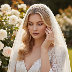 ATHENA COLLECTION - SIMPLY CHIC HEADBAND - AHB125 SILVER