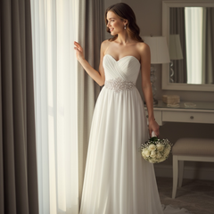 ATHENA COLLECTION - STARLET LUXE BRIDAL BELT - BELT39