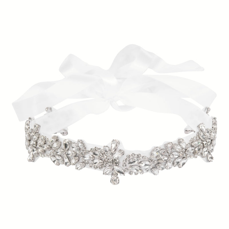 ATHENA COLLECTION - GlITZY GLAM BRIDAL BELT - BELT41