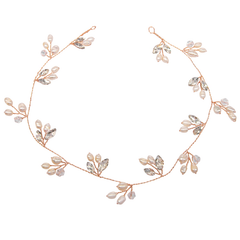 ATHENA COLLECTION - FRESHWATER PEARL VINE -  HP199 ROSE GOLD