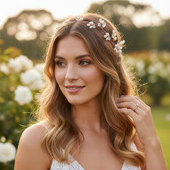 ATHENA COLLECTION - FRESHWATER PEARL VINE -  HP199 ROSE GOLD