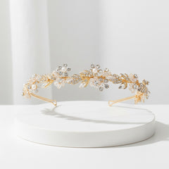 ATHENA COLLECTION - VINTAGE DREAM HEADBAND - AHB132 GOLD