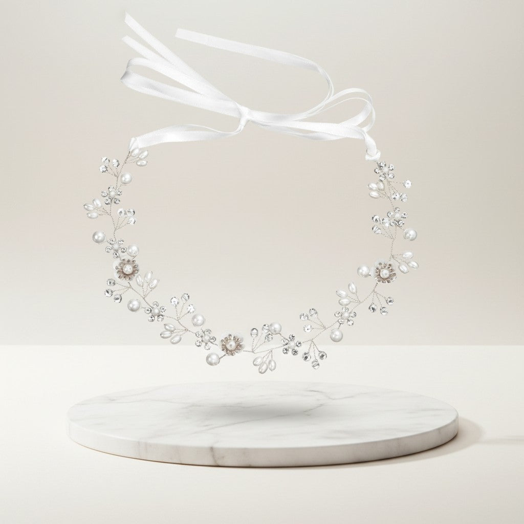 ATHENA COLLECTION - DAISY DIVINE HAIRVINE - HP200 SILVER