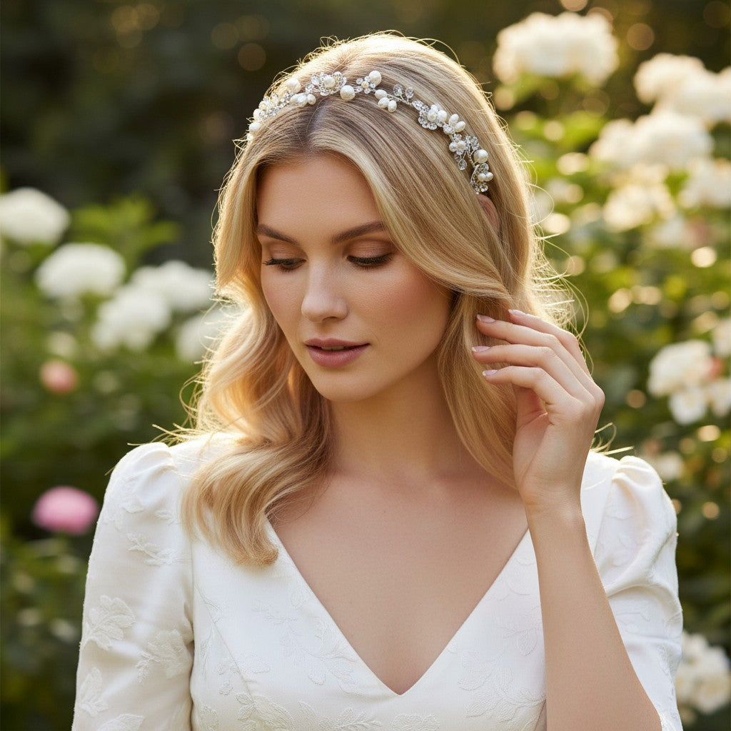 ATHENA COLLECTION - DAISY DIVINE HAIRVINE - HP200 SILVER