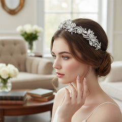ELITE COLLECTION - CRYSTAL LUXE HEADBAND - LIMITED EDITION - HC4 SILVER