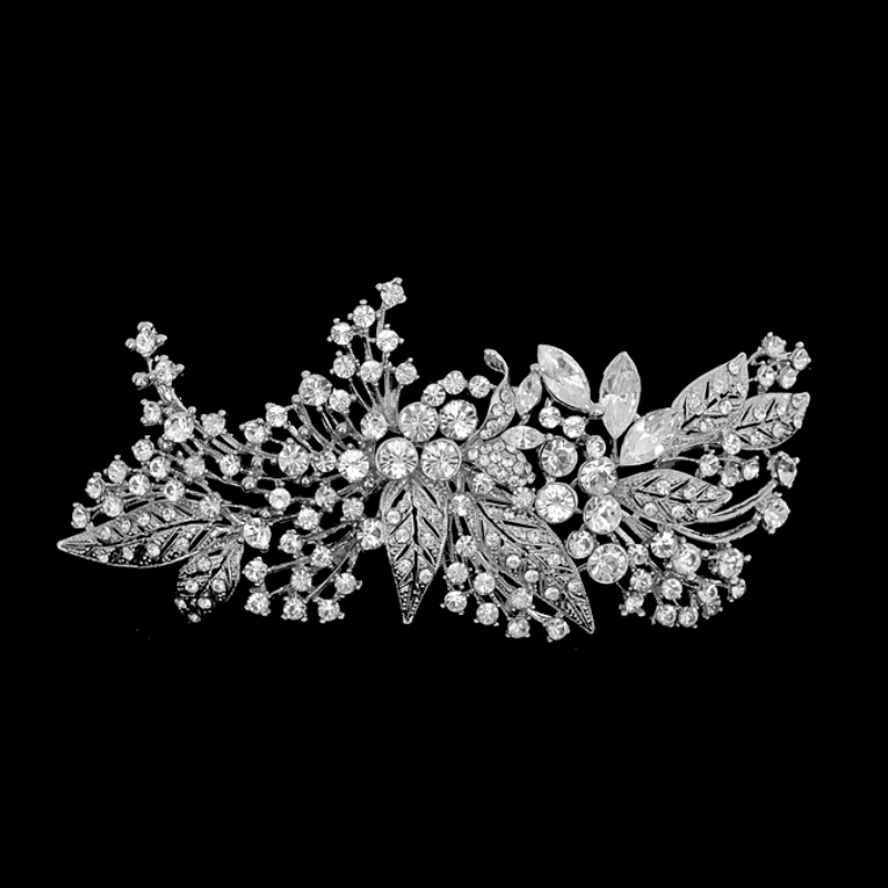 ELITE COLLECTION - EXTRAVAGANCE HEADPIECE - - SILVER HC5