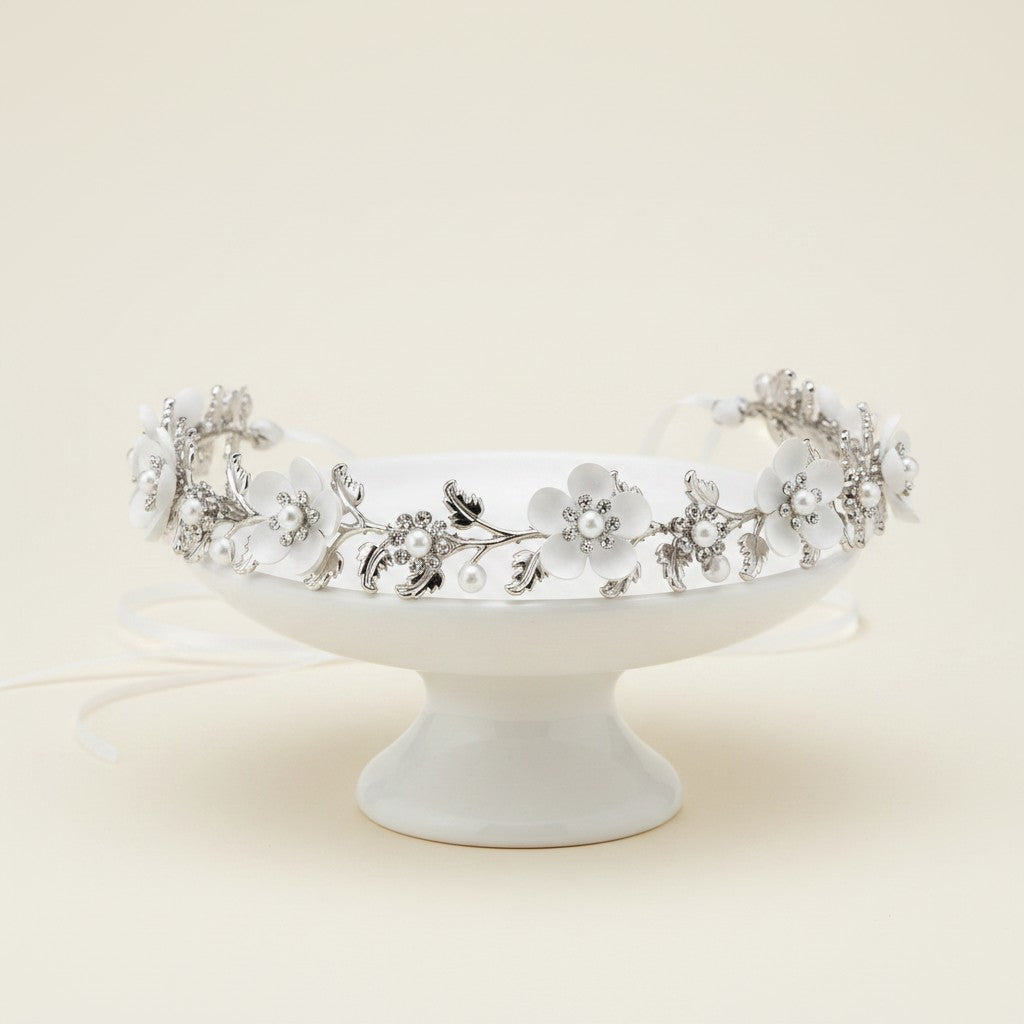 ATHENA COLLECTION - EXQUISITE FLORAL BEAUTY BRIDAL BELT - BELT47